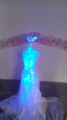 Ange contemporain, 2020, Installation au 6B, Saint Denis, France