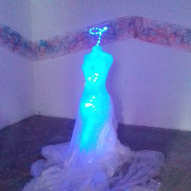 Ange contemporain, 2020, Installation au 6B, Saint Denis, France